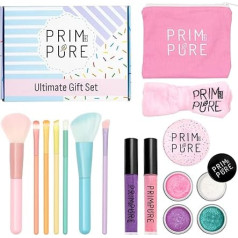 Prim and Pure Ultimate Mineral Kids Makeup Gift Set | Perfect for Play Dates & Birthday Parties | Kids Eyeshadow Makeup - ...