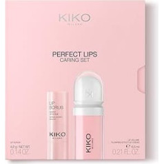 KIKO Milano Perfect Lips Caring Set, Skin Care Set: 1 Lip Scrub and 1 Perfecting Lip Cream