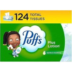 Puffs Plus Lotion Facial Tissues-124 ct