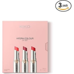 KIKO Milano Hydra Colour Lip Set 01, Set of 3 Tinted Moisturising Lip Balms