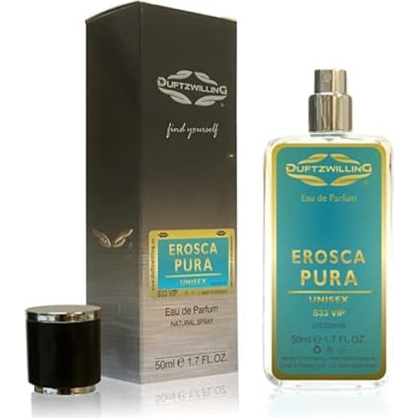 EROSCA PURA Eau de Parfum Unisex for Men and Women | S33 VIP | Fruit Cocktail Fragrance (50 ml)