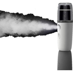 Face Nano Mist Spray Mister Portable 30 ml Bottle with Moisturising Cream Face Hydrating Sprayer Device USB Rechargeable Beauty Instrument with Mini Mirror, White