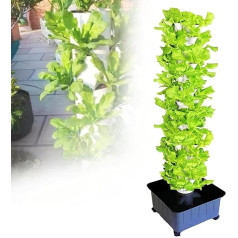 Hydroponic Growing Kits, Hydroponic Growing System for Garden, Smart Garden Planter Indoor Hydroponic Growing System for Tower Gardens, Germination Kit for Propagation Pots with 45 Holes