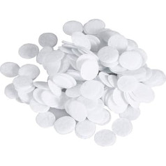 Cotton filter, filter pads, 7 sizes, 100 pieces, filter cotton pads for blackhead removal, beauty machine (10 mm)