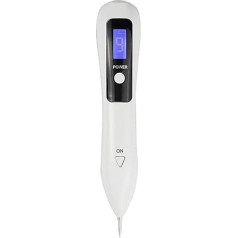 Portable Rechargeable Blemish Removal Tools 9 Speed Level Control with Spotlight (White)