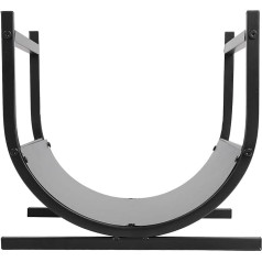 Dioche Firewood Holder, Large Capacity Firewood Stand, Firewood Stand, Firewood Basket, Firewood Rack, Made of Iron for Indoor and Outdoor Use