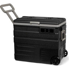E Single Zone 65 Scooter, Electric Compressor Cool Box with Wheels, 65 Litres, 12 V/230 V, for Cooling and Freezing, for Camping