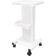 Salon Trolley Cosmetic Trolley Made of ABS Beauty Trolley Beauty Salon Trolley White Load 45 kg for Instruments Collection Vehicles Universal Wheel Tool Trolley Work Trolley Hairdressing Trolley