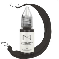 M Ellie Microblading Eyebrow / Eyebrow Liquid Pigment - PMU - Machine Use - Medical Grade - No Mixing - Professional Only - 10ml (Single, Dark Brown)