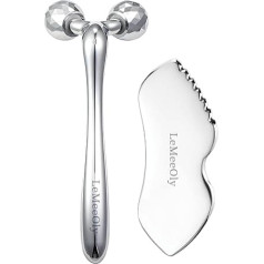 Stainless Steel Gua Sha Face Tools Metal GuaSha Tool for Face Neck Detailer Gua Sha Lymphatic Drainage Face Massage Tool Skin Care Gift