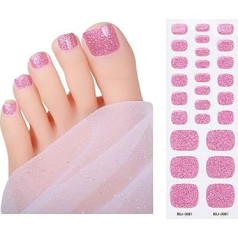 Plain Toenail Polish Strips, Semi-Cured Gel Toenail Strips, Toenail Stickers, Pedicure, Gel Nails, Stickers for Girls, Plain Toenail Stickers, Toenail Strips,