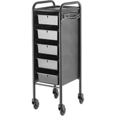 Efalock Piccolo 84/5 CT Service Trolley, Black Edition