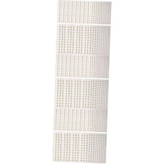 36 Sheets Beads with Flat Back Beads for Face Pearl Stickers for Crafts Hair Stickers Gemstones Body Gemstones Nail Decoration Beads for Makeup