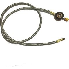 POPETPOP Stove Burner Aluminium Cookware Outdoor Cookware Camping Stove Hose Connection Outdoor Cookware Camping Stove Accessories Hose Pipette for Gas Ovens Silver