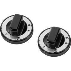 2 Stück Hochtemperaturbeständiger Bakelitknopf Draht Handhaben Topfdeckel Kocher Liner Wok Mit Deckel Herd Kontrolle Ofen Türknauf Grills Brennerknöpfe Ersatz-grillknöpfe Black Abs