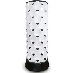 Hydroponic Tower, Aquaponics Growing System, 80 Pots, Garden Tower Hydroponic Growing Kit for Indoor Garden, Fruit and Vegetables with Moisture Pump, Timer, Adapter, Seed Bed and Net Pots, 1