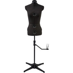 Adjustoform 023816/Black Sew Simple 8-Part Adjustable Dressmaker's Dummy UK10-16