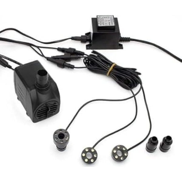 Forever Speed 3 x White LED Ring Fountain Pump 1500L/H