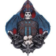 Nemesis Now Ghost Papa Emeritus IV Black Resin Wall Plaque Wall Art 25cm x 29.5cm