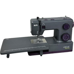 Heavy Duty Sewing Machine 100W Servo Motor Max 1100ppm Metal Base Grey