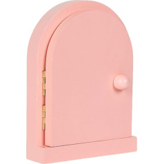 Psdndeww Skurrile Türform-Lichtschalter-Schutzbleche, Holzauslass-Abdeckplatte, kindersicher, dekoratives Ornament