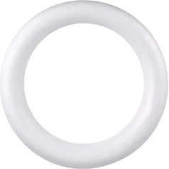 Foam Wreath Shapes Foam Circle Polystyrene Foam Ring Round Craft Rings for Front Door Christmas Decorations Holidays