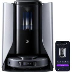 S10 Ultra Robot Vacuum Cleaner with Mop Function & Water Recovery - 13,000 Pa Suction Power, Self-Cleaning Mop Roller, Automatic Drying, Emptying & Refilling, AI Obstacle Avoidance