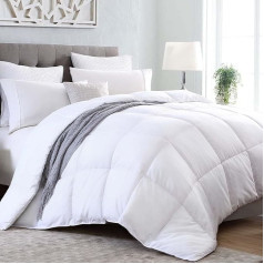 Kingsley trend Alternative White Down Comforter All Seasons All Season Comforter Queen Size Comforter (2.2m x 2.2m) Soft Machine Washable