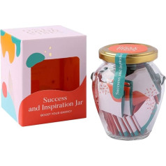Success and inspiration glass gives a positive boost and motivates you, your friends and other people you care about, a gift for any occasion every day