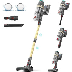 Linkifly Cordless Vacuum Cleaner, 550 W/45 Kpa Vacuum Cleaner with Self-Standing Function