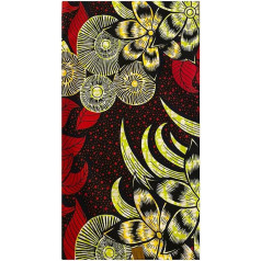 MAYNOWAX African Wax 100% Cotton 2 Yards 180 x 120 cm