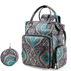 KOKNIT Large Capacity Knitting Bag Portable Crochet Bags and Tote Bags Organizer for Women Yarn Bags Holder for Crochet and Carrying Crochet Accessories Knitting Needles Crochet Hooks