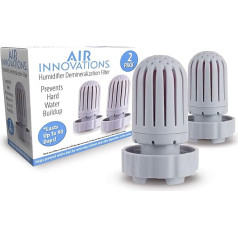 Air Innovations HUMIDIF Humidifier Demineralization Filter Plastic 2 Pack Silver