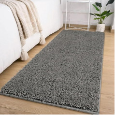 Sour Lemon Rug Living Room 80 x 150 cm White Runner Bedroom Washable Non-Slip Fluffy Shaggy Soft Modern Floor Rug Mat Next Rugs for Kids Hallway Living Room