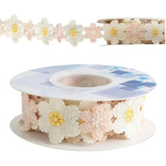 Blumenspitze – Sonnenblumen-Spitze zum Nähen, Blumenstoff, Verzierungen, Basteln, Stickerei, Kunstprojekte für Hochzeitskleid, Haarband, Kleidung, Dekoration