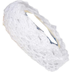 Self-Adhesive Lace Tape, 1.8 Metres Long, 1.6 cm Wide in 17 Colours, Trims and Ribbons for Sewing, Lace Trim, Self-Adhesive Lace Border (5 Rolls 9 Metres, 9)