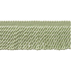 10 Yard Value Pack of Pale Jade 6.3 cm Stainless Steel Wire Fringe Trim, Style # EF25 Color: Light Green Jade – G12 (30 Feet/9 Metres)