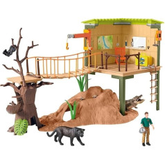 schleich Wild Life 42507 Adventure Station Nat Geo, from 3 Years, 68 Pieces