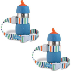 pbnj Baby Sippypal Sippy Cup Holder Strap Lead (Beach Pack of 2) by pbnj Baby