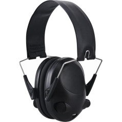 Yardwe Headphones with Noise Cancelling Shooting Noise Cancelling Headphones for Children Cushion Aesthetic Headphones with Noise Cancelling Headset Earmuffs Tab, black