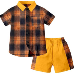 Generisch 2025 sommer jungen kurzarm t-shirt top shorts kinder baggy mit polo shirt sport set 2tlg kinderkleidung sportanzug freizeitanzug elastischem bund für mädchen und 1-8 jahre
