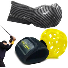 MELE Links Golf Trainer Ball, Golf Swing Trainer Ball, Golf Wrist Trainer, Golf Swing Posture Corrector, Smart Ball Golf Training Aid for Golfer Beginner Practice pro Swing