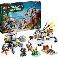 LEGO Horizon Adventures Aloy and Varl vs. Tank Hiker and Sawtooth, Toy with Monster Machines and Mini Figures, Collectable Playset for Video Game Fans Boys & Girls from 9 Years, 77037
