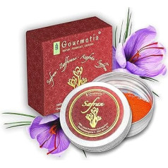 Gourmetia Ground Saffron Powder, Premium Quality, 10 g