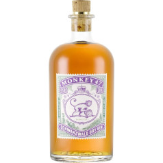 Monkey 47 Barrel Cut Schwarzwald Dry Gin – Fein-süßlicher Ultra Premium Gin mit Fruchtnote und milden Röstaromen – Limitierte Auflage – 1 x 0,5 L