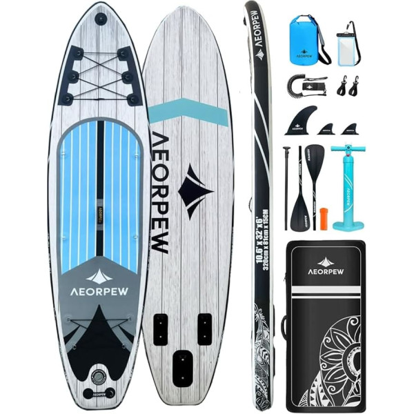 AEORPEW Inflatable Paddle Boards for Adults, 1.25