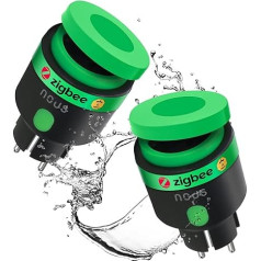 NOUS Zigbee Socket, Intelligent Outdoor Socket IP44, Intelligent Socket with Consumption Measurement, Compatible with Alexa Accessories, Smart Home Devices, Google Home, Smart Life, 2MQTT, 16A