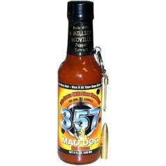 Mad Dog 357 Collector's Edition Hot Sauce with Bullet Spoon, 5 fl oz by The Great American Spice Company [Foods]