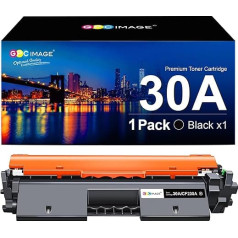 GPC Image 30A Compatible Toner Cartridges For HP CF230A 30A -with chip (1 Black) for HP LaserJet Pro M203d, M203dw, M203dn, MFP M227sdn, MFP M227d, MFP M227fdw, MFP M227fdn Printer
