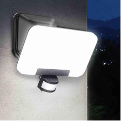 OREiN LED Spotlight with Motion Sensor Outdoor 2800 lm, 2700/4000/6500 K Warm/Neutral/Cool White, Super Bright 24 W Outdoor Spotlight with 3 Light Modes, IP65 Waterproof Floodlight for Garage, Yard,